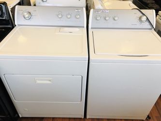 Whirlpool washer and gas dryer