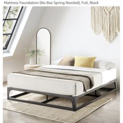 King Size Bed Frame. No Box Spring Needed. 
