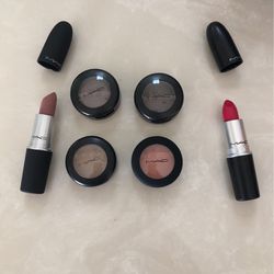 MAC  Eyeshadows And Lipsticks. 