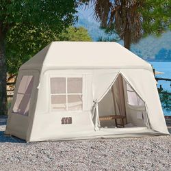 Inflatable blow up 2-4 person tent