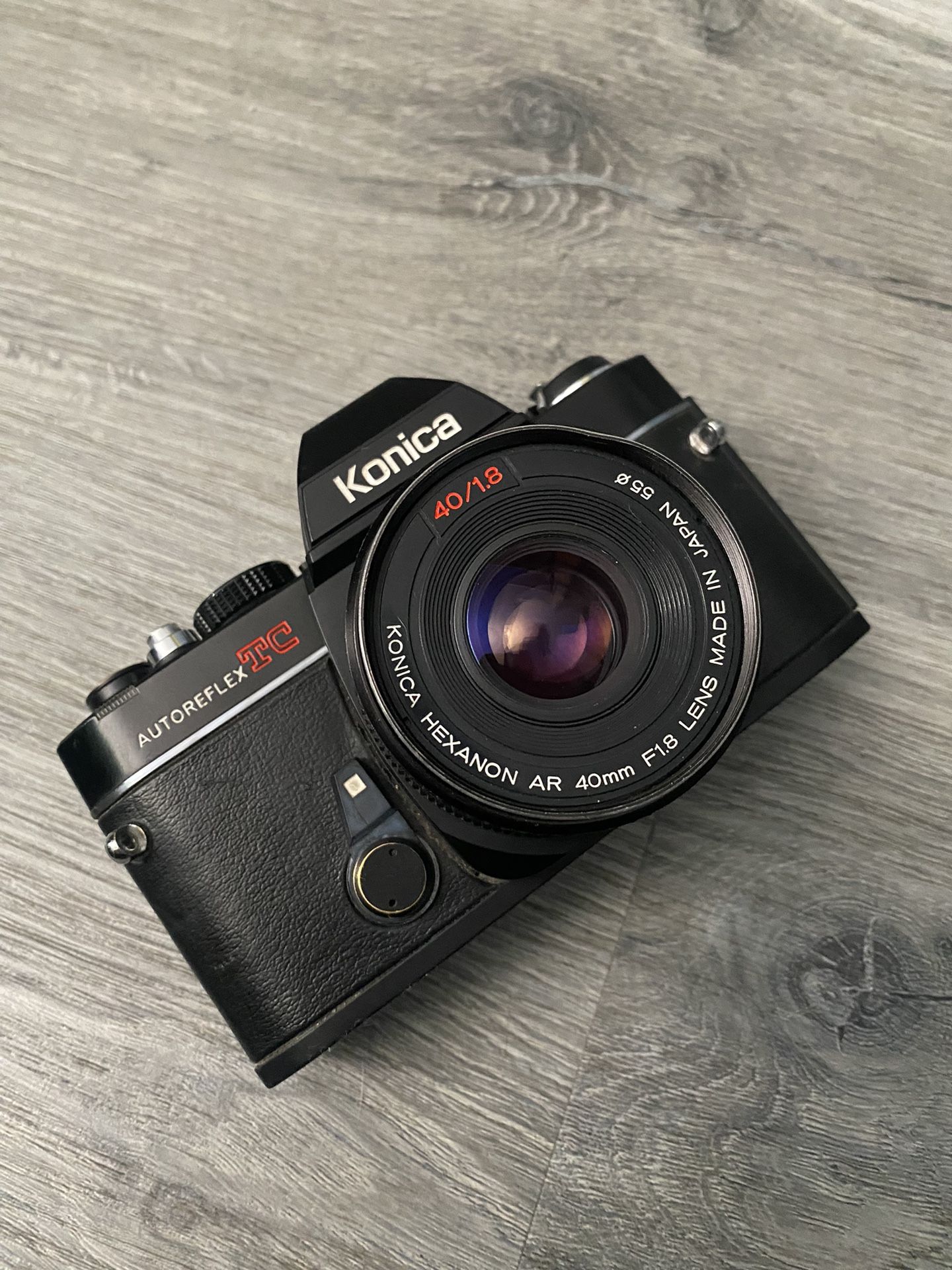 Konica Autoreflex Tc With Konica AR 40mm 1.8 