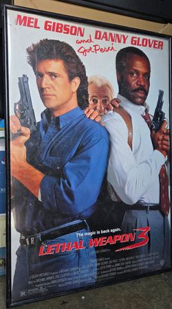 Lethal Weapon 3 Framed Movie Poster
