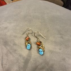 Beautiful 925 Earings With Beautiful Stones 