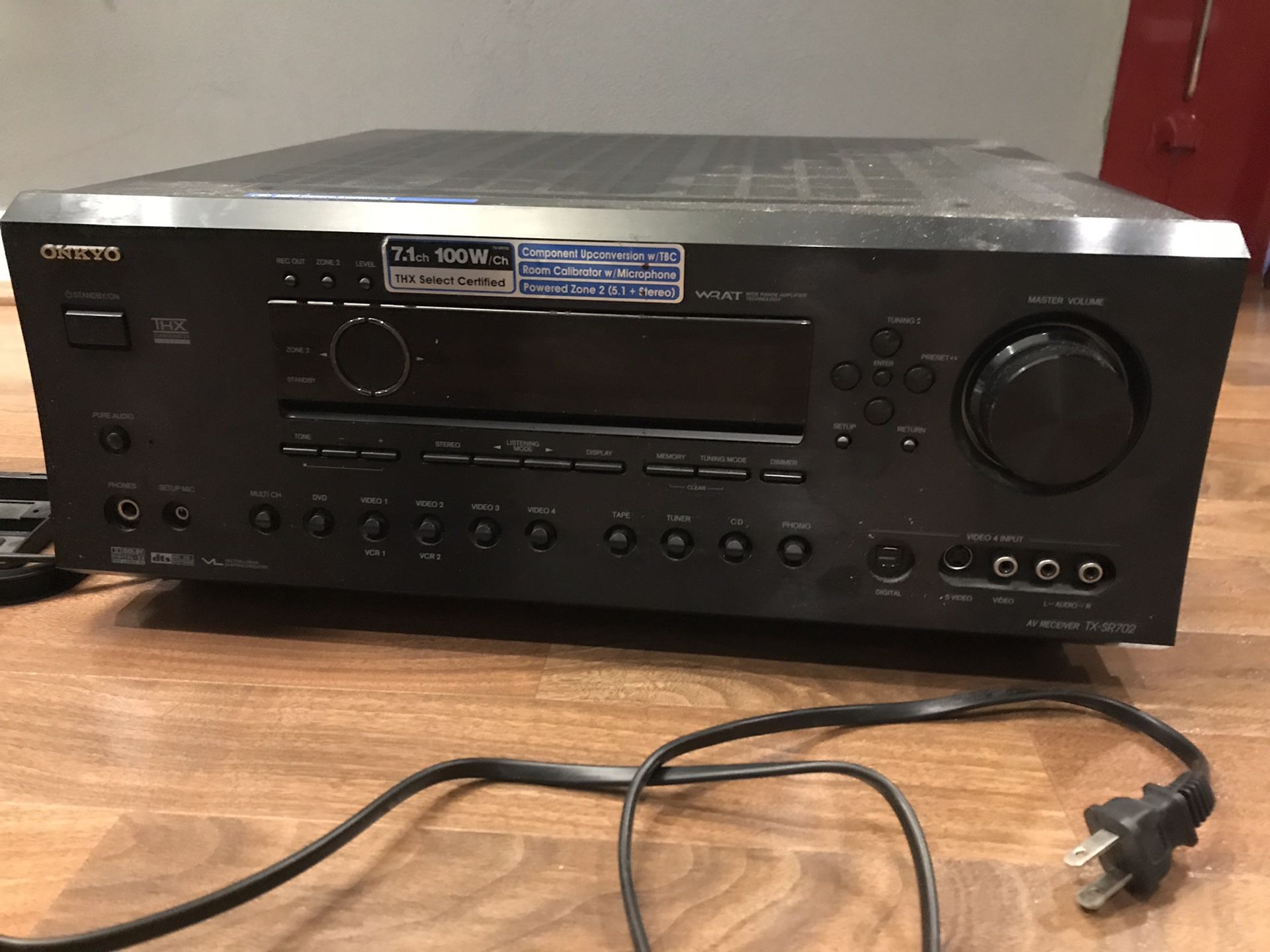 Onkyo tx-sr702 7.1 thx receiver