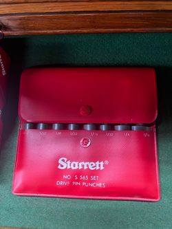 Starrett Drive Pin Punches No. S  565 Set