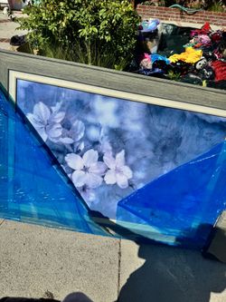 Art Photo Framed Painting Flowers Large