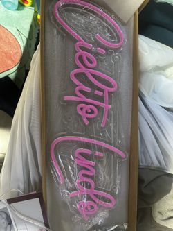 Cielito Lindo Neon Sign Pink