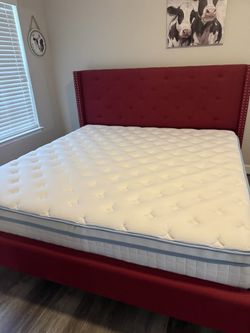 King bed And mattress combo