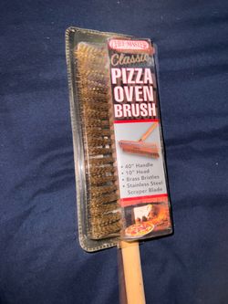 NEW Pizza Oven Brush + Pizza Cutter Bundle
