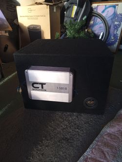 Black Carpet Subwoofer Enclosure Box