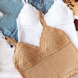 Boho Crochet Crop Top