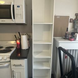 Tall White Bookshelf or Storage