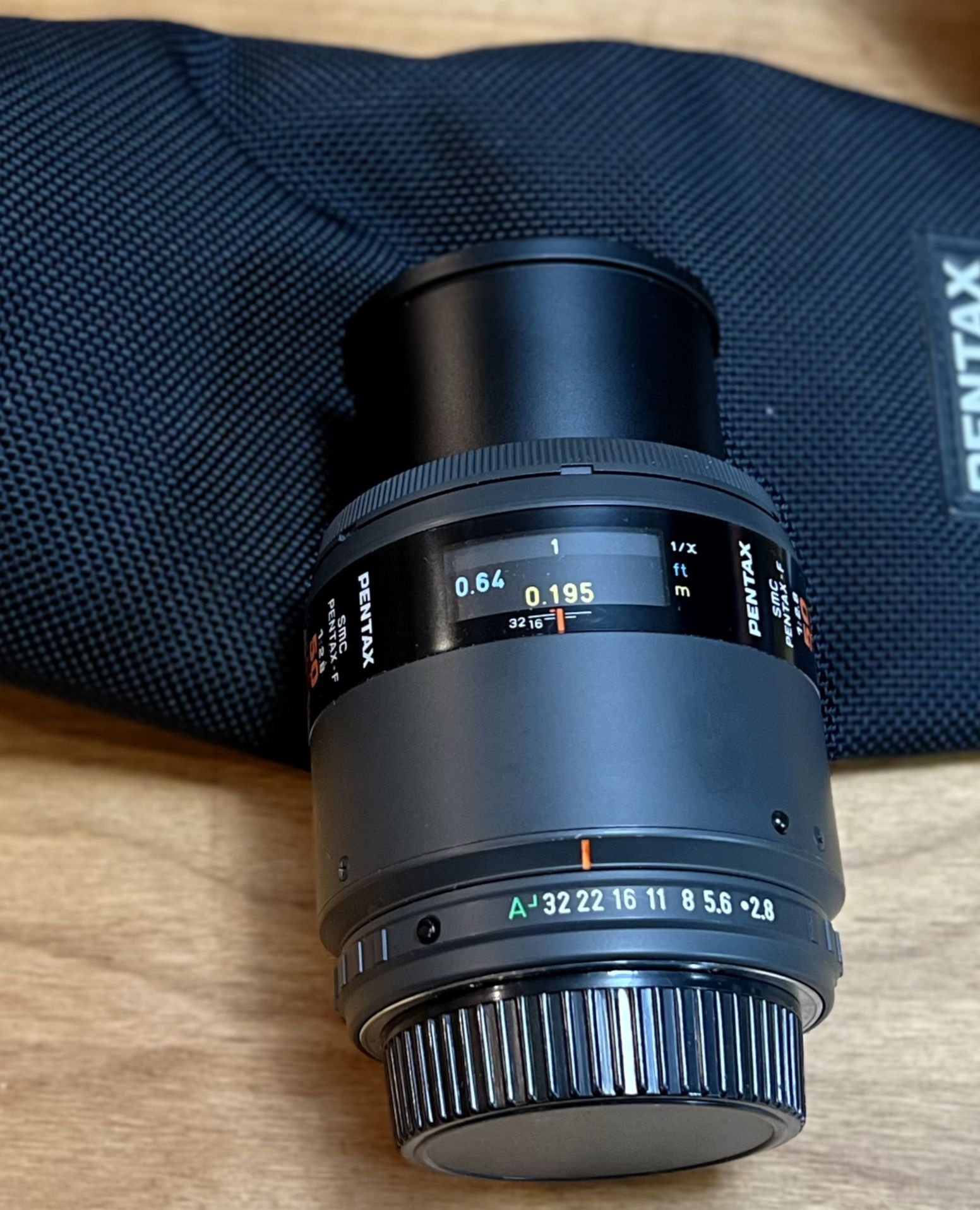 Keenly Sharp Pentax 50mm f/2.8 macro KAF lens