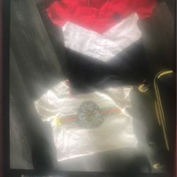 Kids Moncler And Gucci Shirts