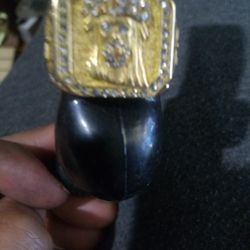 Iced Out Jesus Piece 10k Ring