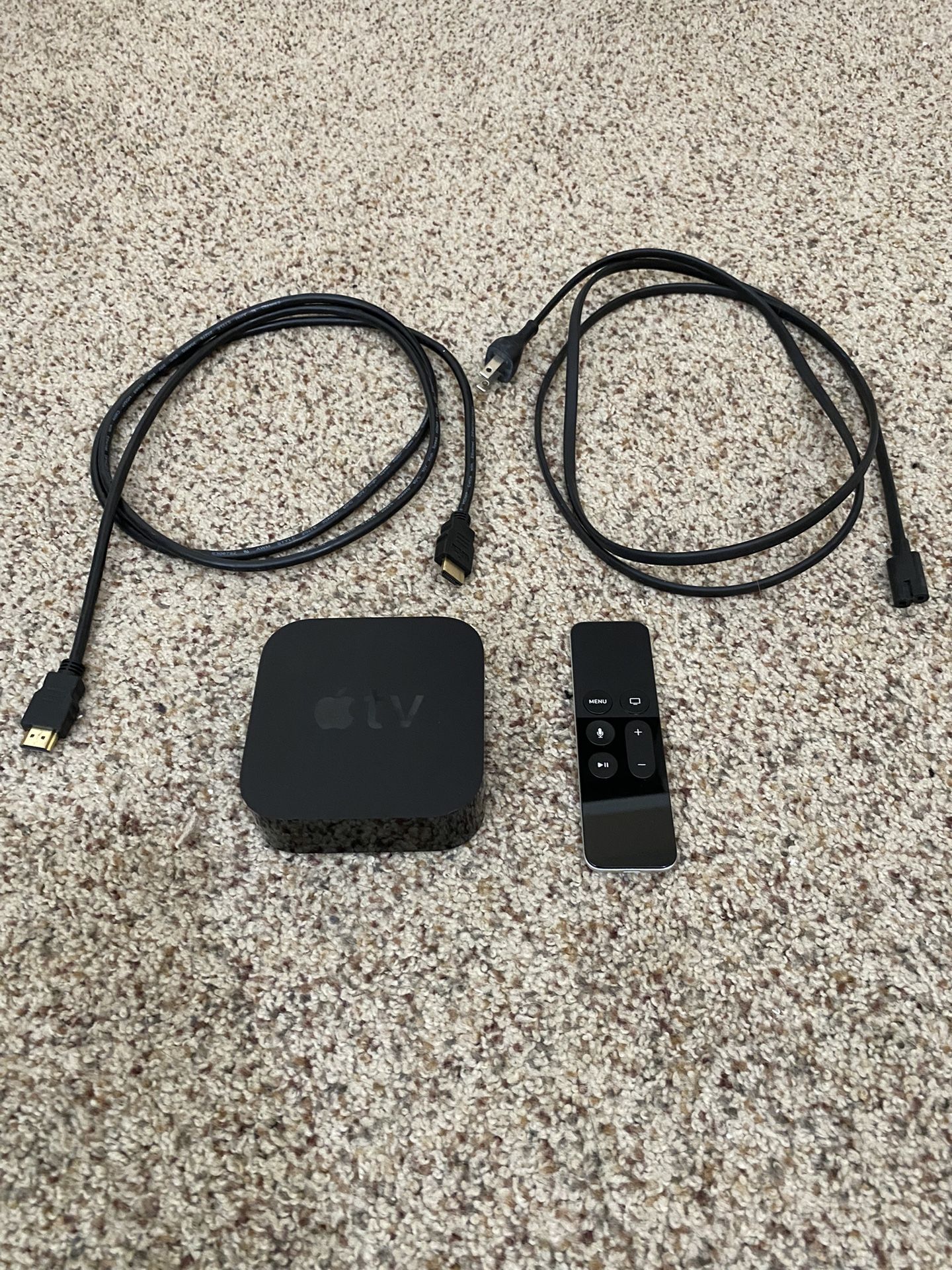 Apple TV With Remote, Power Cord & HDMI Cable