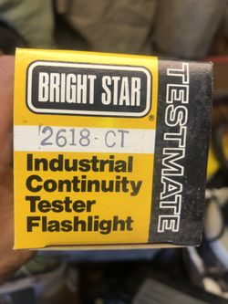 Bright Star flashlight & continuity, tester Industrial