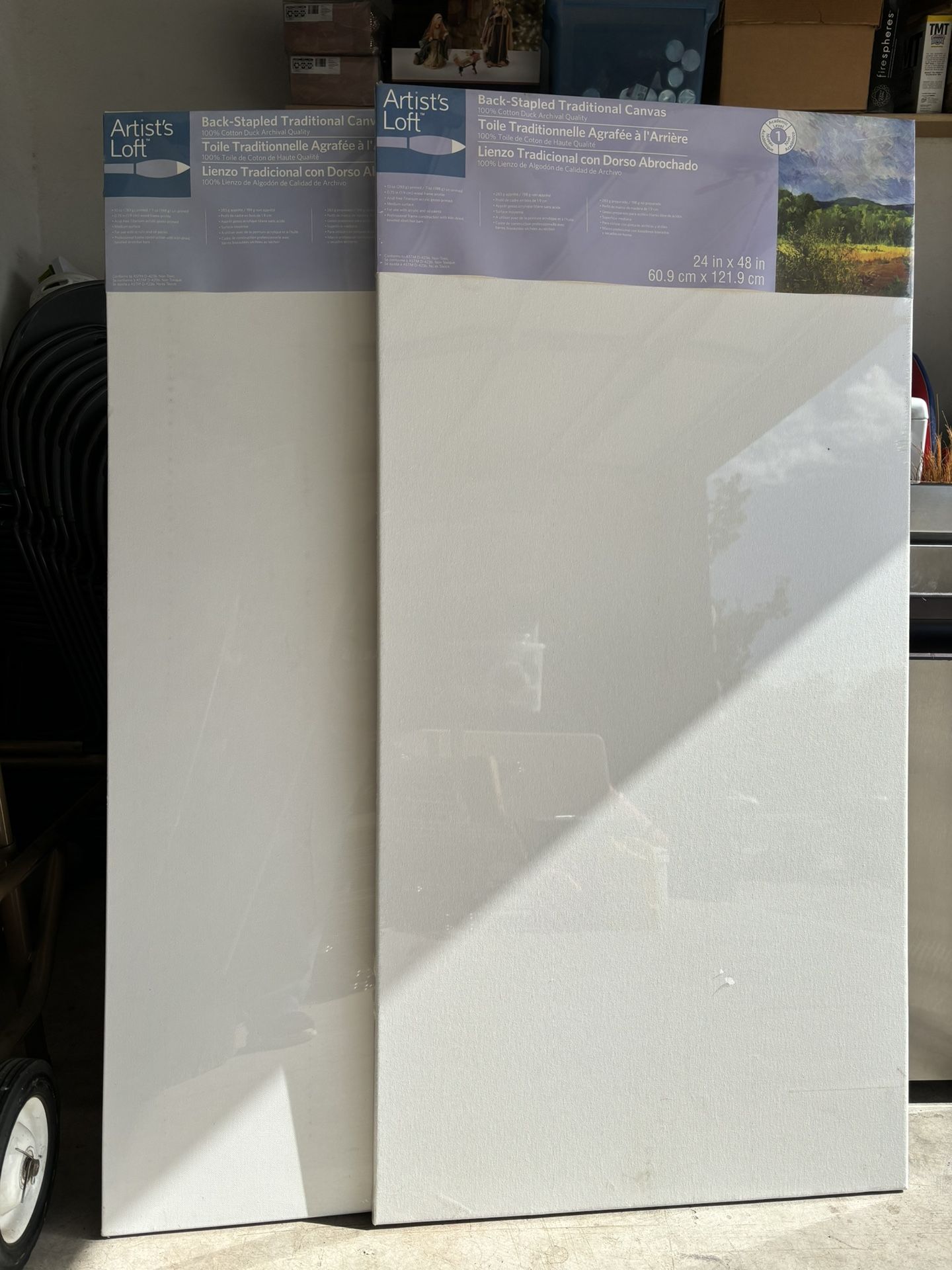 Large Traditional Canvas Set Of 2. Brand New Still Wrapped