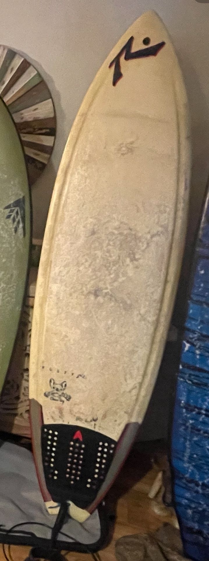 6’6 Rusty Chew Toy Surfboard