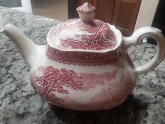 Royal stratfordshire Pottery England Jenny Lind 1795 teapot