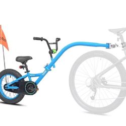 Kazam Besti/Co-Pilot Bike Link Trailer for ages 4–6 (up to 75–100 lbs)