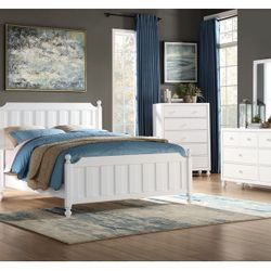 NEW 5 PCS WELLSUMMER QUEEN BEDROOM SET . AVAILABLE IN FULL AND TWIN
