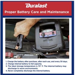 Good condition Duralast 800 Amps Portable Battery Jump Starter DL-800
