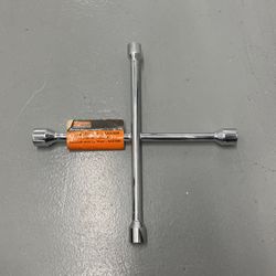 Shop Iron 14” Lug Wrench #21080 - 17mm(11/16”), 19mm(3/4”), 21mm(13/16”), And 23mm(7/8”)