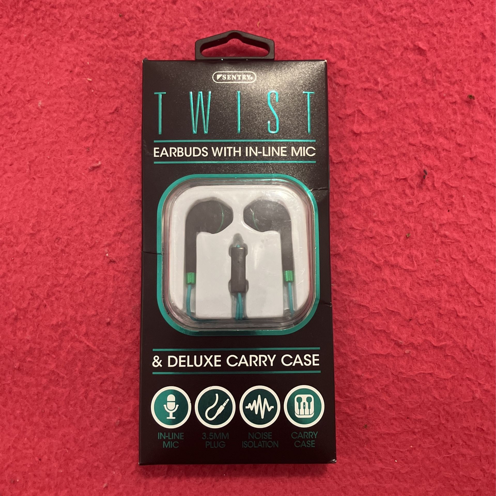Wired Twist Earbuds with In-line Mic 
