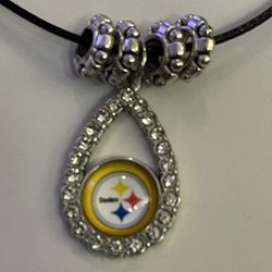 Pittsburgh Steelers Rhinestone Necklace 