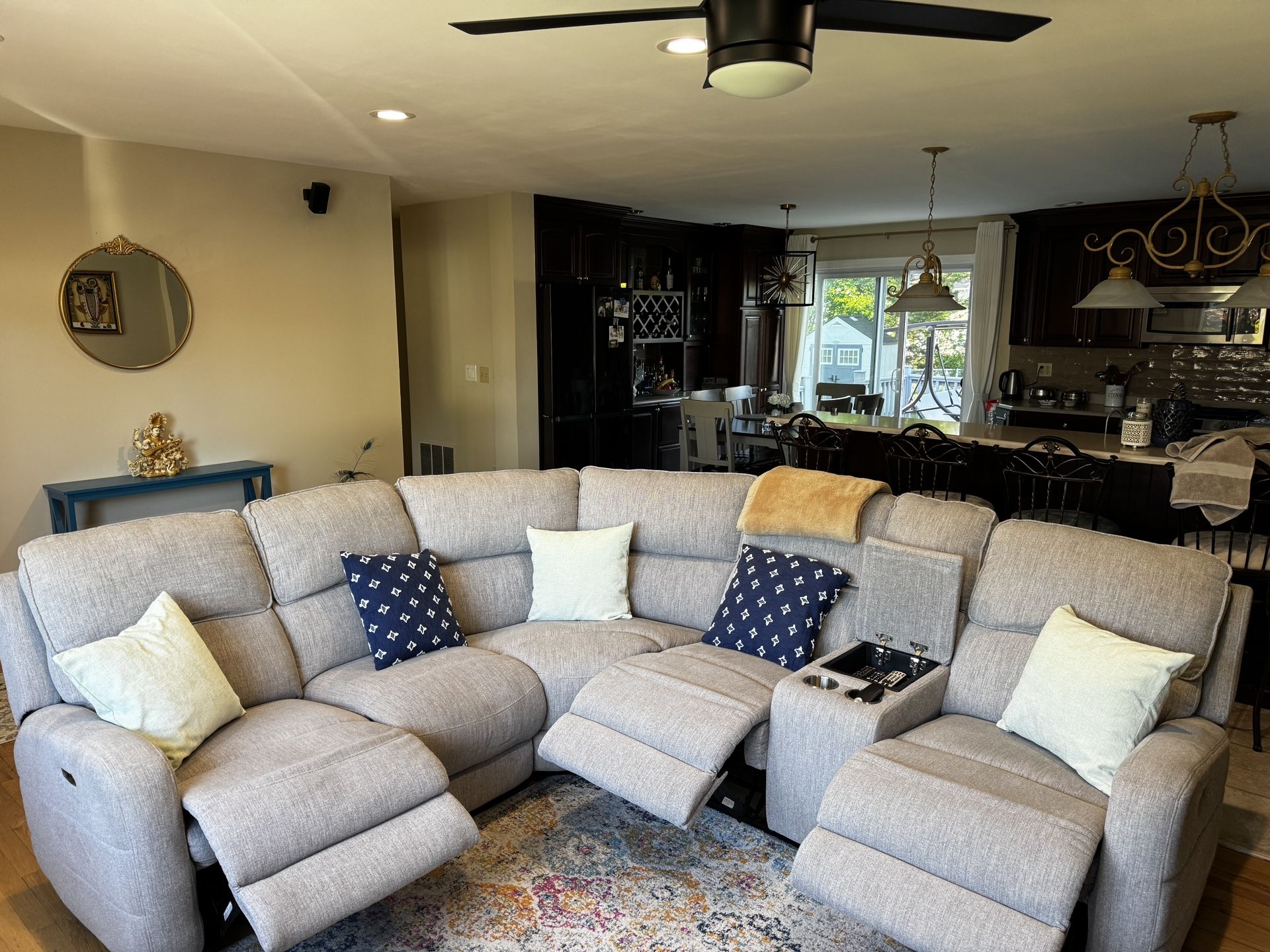 Power Recliner Sectional Sofa