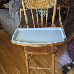 Fancy Child's Press Back High Chair