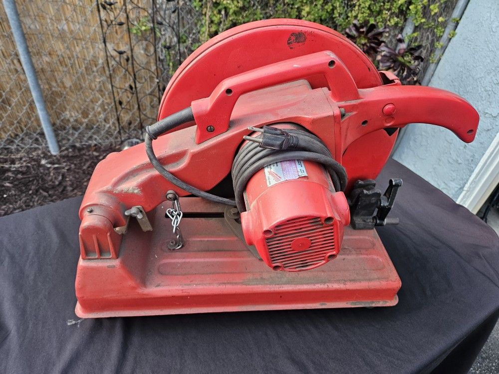 Milwaukee 14" abrasive cutoff saw 6175