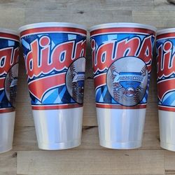 Individually Priced-Vintage Cleveland Indians Stadium Cups