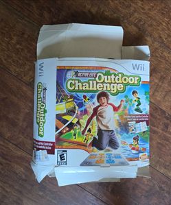 Active Life Outdoor Challenge Nintendo Wii Game & Mat Controller