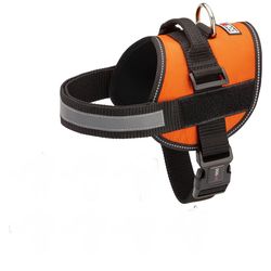 Dog Harness, Orange, Medium