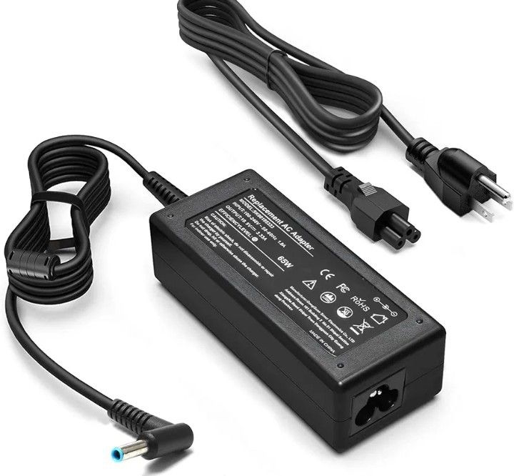 65W Laptop Charger Compatible with HP Pavilion x360 14 15 17,Envy 13 15 X360,Elitebook 840 G5