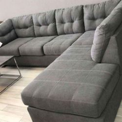 Maier Charcoal Sectional Brand New 