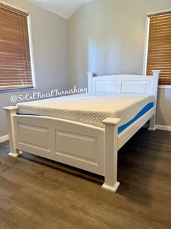 New White Full Bed And Mattress