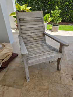 Teak Adirondack chairs