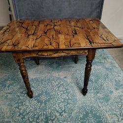 Solid Maple With Fractal And Epoxy