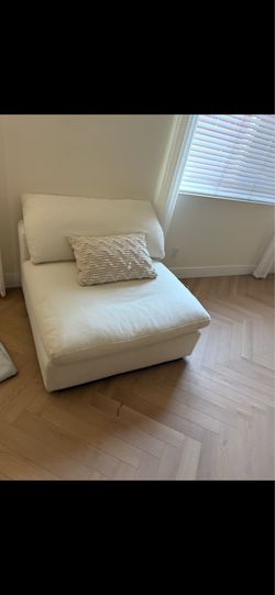 Beautiful white Couches five months old