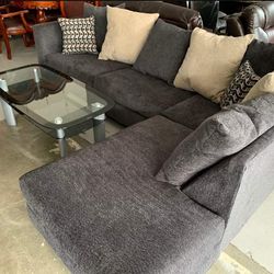 Charcoal Grey Sectional