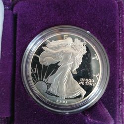 8 Proof Silver American Eagles 