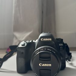 Canon EOS 6D Mark II DSLR Camera with EF 50mm f/1.4 USM Lens