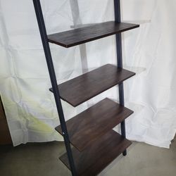 Ladder Shelf In Brown Color 