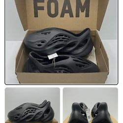 Foam Runners / Adidas/ Onyx / Size 12 / Size 13