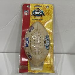 NFL Super Bowl XXXVII Souvenir Football