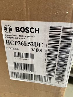 stainless steel BOSCH wall mount range hood 36 inch stainless steel BOSH range hood