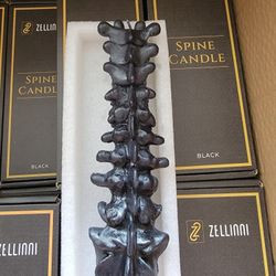 Box of new Halloween Spine Candle Black scented Citrus Mint $5 each